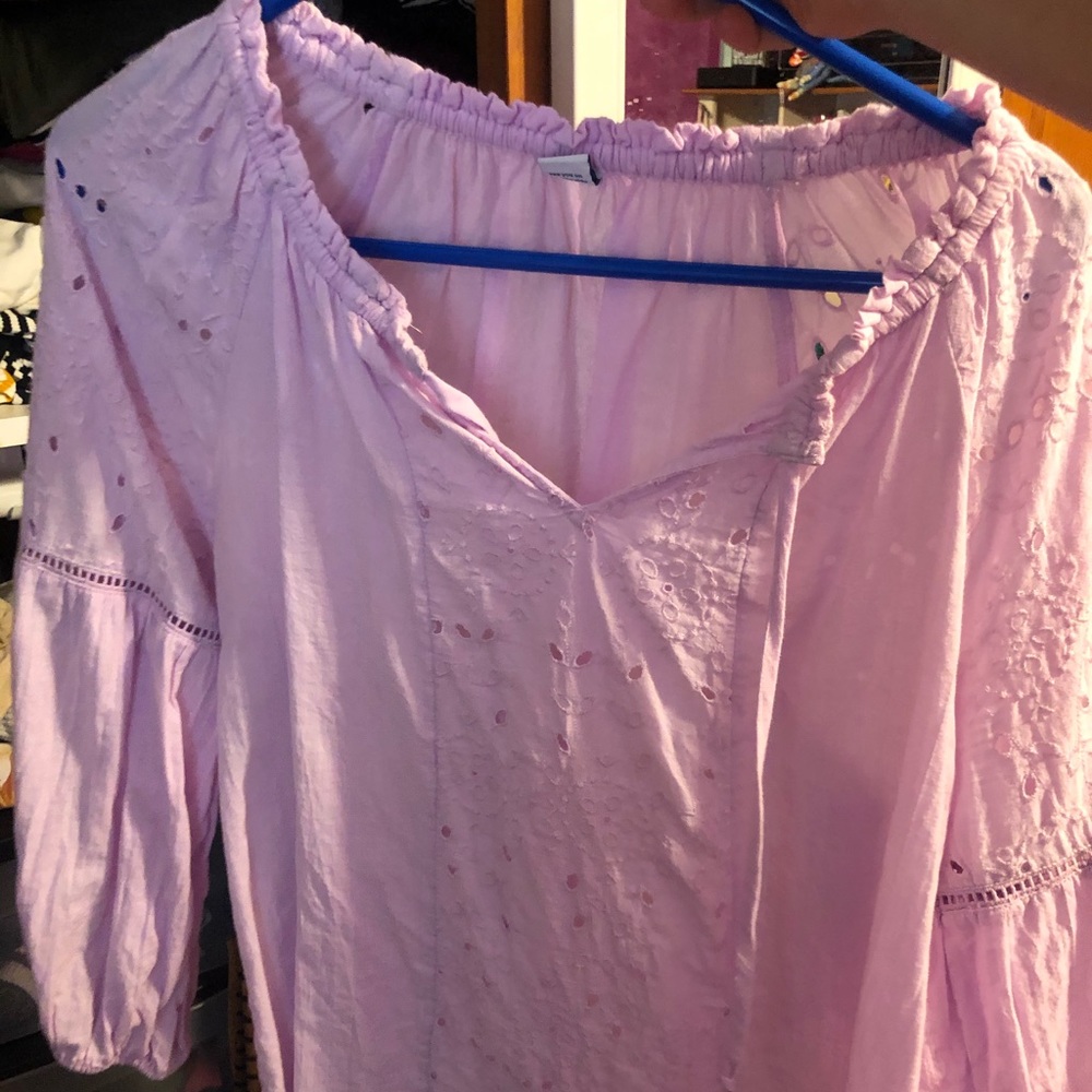 Pink long sleeve shirt